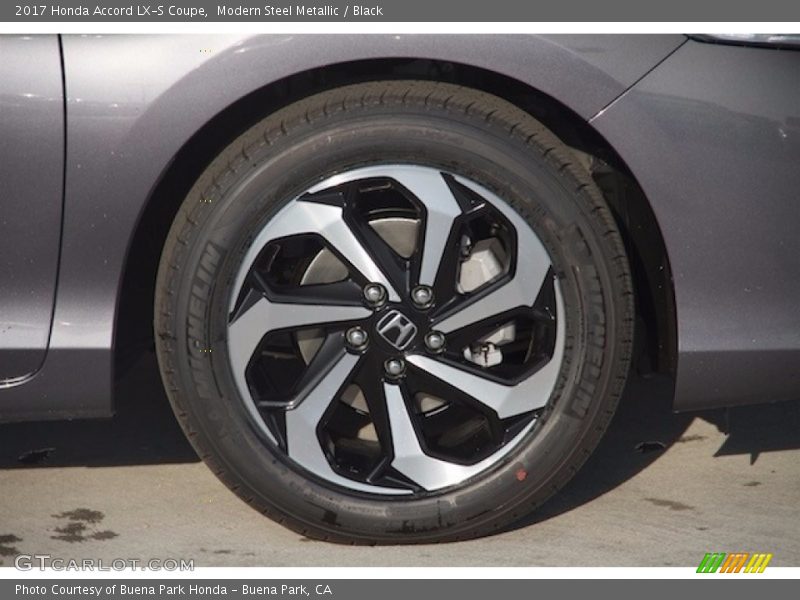 Modern Steel Metallic / Black 2017 Honda Accord LX-S Coupe