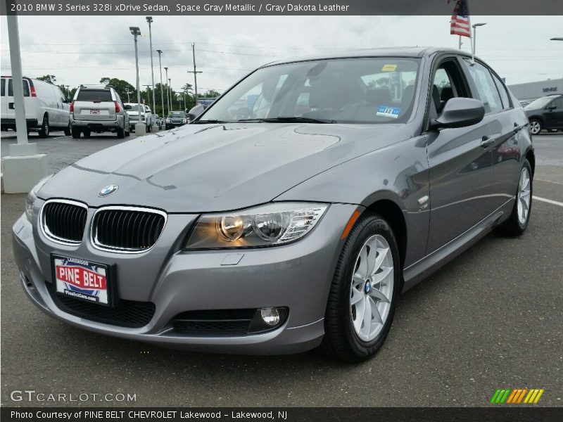 Space Gray Metallic / Gray Dakota Leather 2010 BMW 3 Series 328i xDrive Sedan