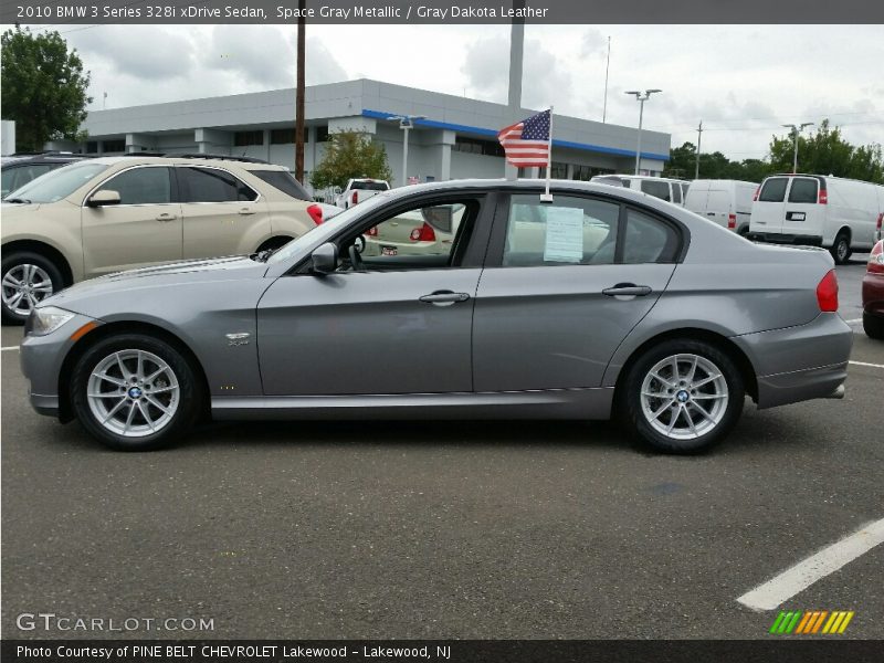 Space Gray Metallic / Gray Dakota Leather 2010 BMW 3 Series 328i xDrive Sedan