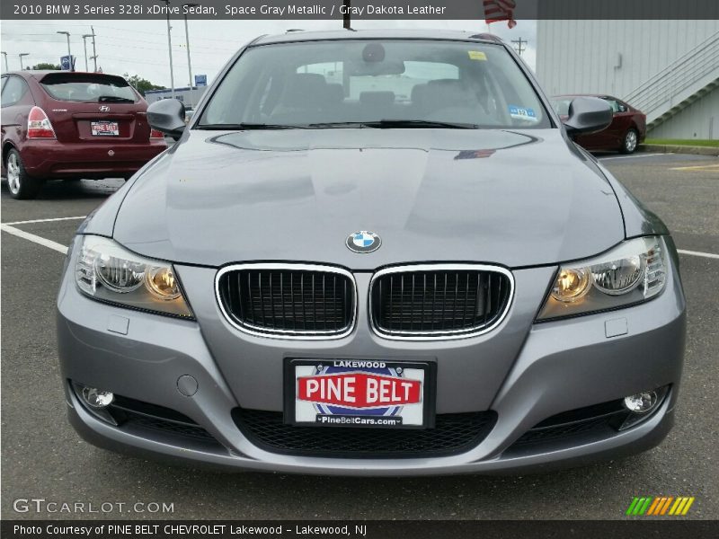 Space Gray Metallic / Gray Dakota Leather 2010 BMW 3 Series 328i xDrive Sedan