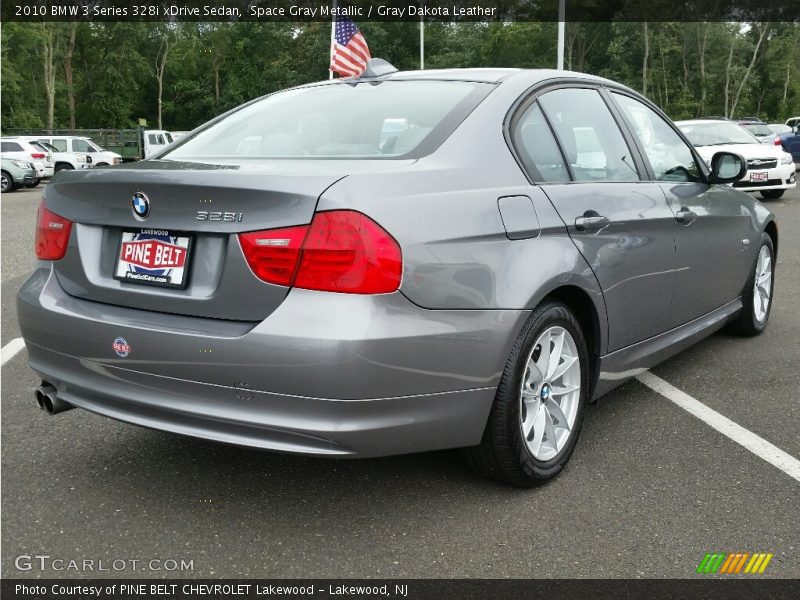 Space Gray Metallic / Gray Dakota Leather 2010 BMW 3 Series 328i xDrive Sedan