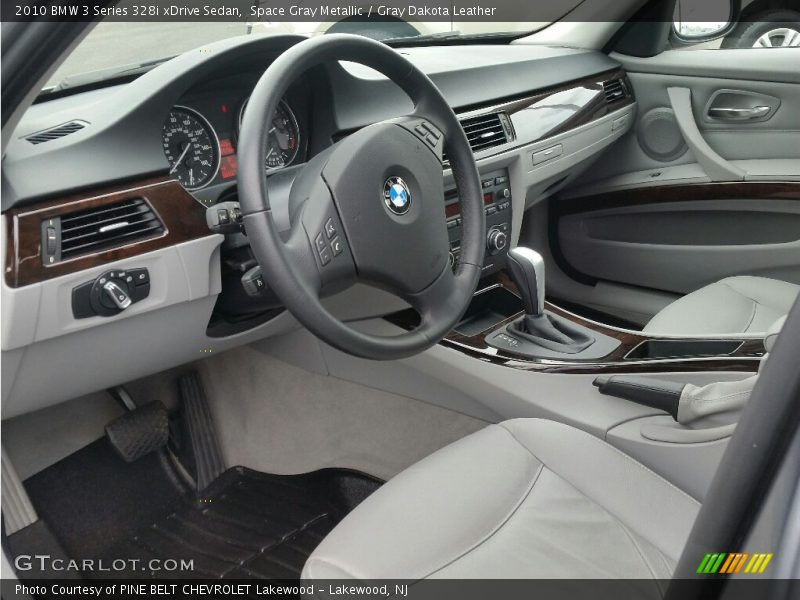 Space Gray Metallic / Gray Dakota Leather 2010 BMW 3 Series 328i xDrive Sedan