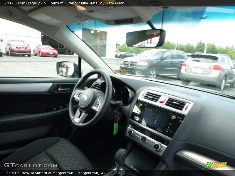 Twilight Blue Metallic / Slate Black 2017 Subaru Legacy 2.5i Premium