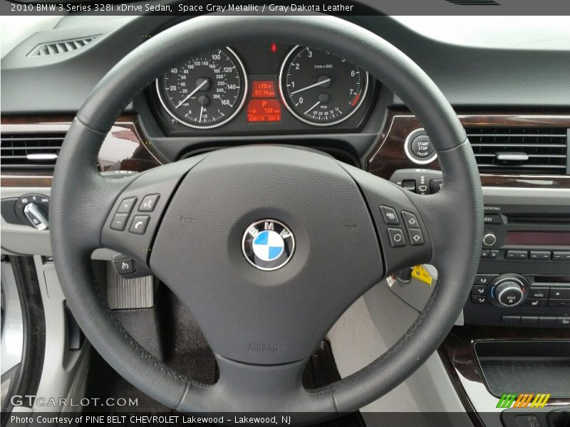 Space Gray Metallic / Gray Dakota Leather 2010 BMW 3 Series 328i xDrive Sedan