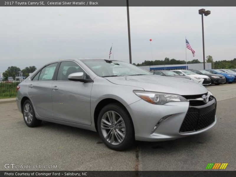 Celestial Silver Metallic / Black 2017 Toyota Camry SE