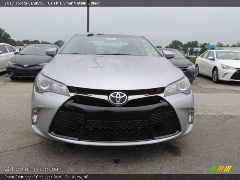 Celestial Silver Metallic / Black 2017 Toyota Camry SE