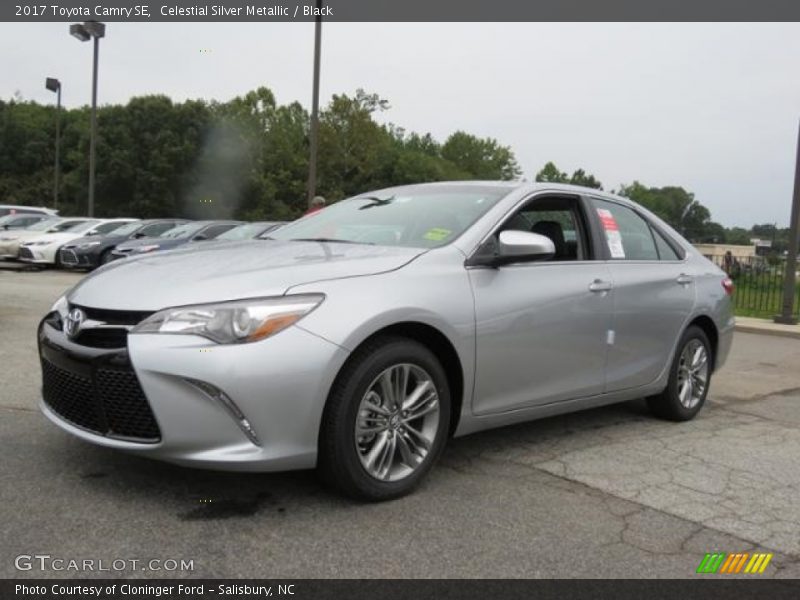 Celestial Silver Metallic / Black 2017 Toyota Camry SE