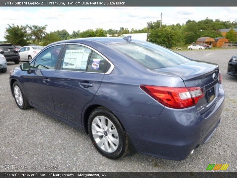 Twilight Blue Metallic / Slate Black 2017 Subaru Legacy 2.5i Premium