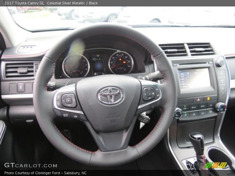 Celestial Silver Metallic / Black 2017 Toyota Camry SE