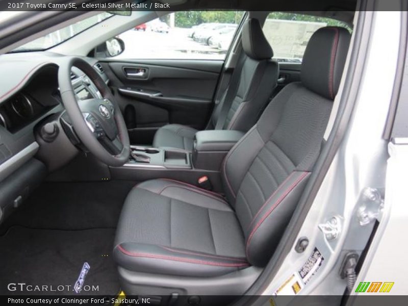 Celestial Silver Metallic / Black 2017 Toyota Camry SE
