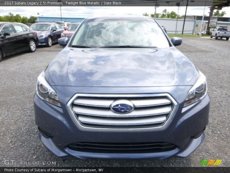 Twilight Blue Metallic / Slate Black 2017 Subaru Legacy 2.5i Premium
