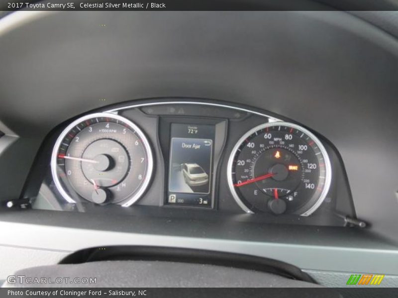 Celestial Silver Metallic / Black 2017 Toyota Camry SE