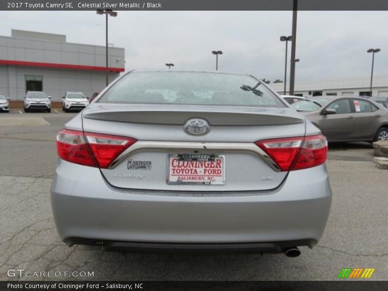 Celestial Silver Metallic / Black 2017 Toyota Camry SE