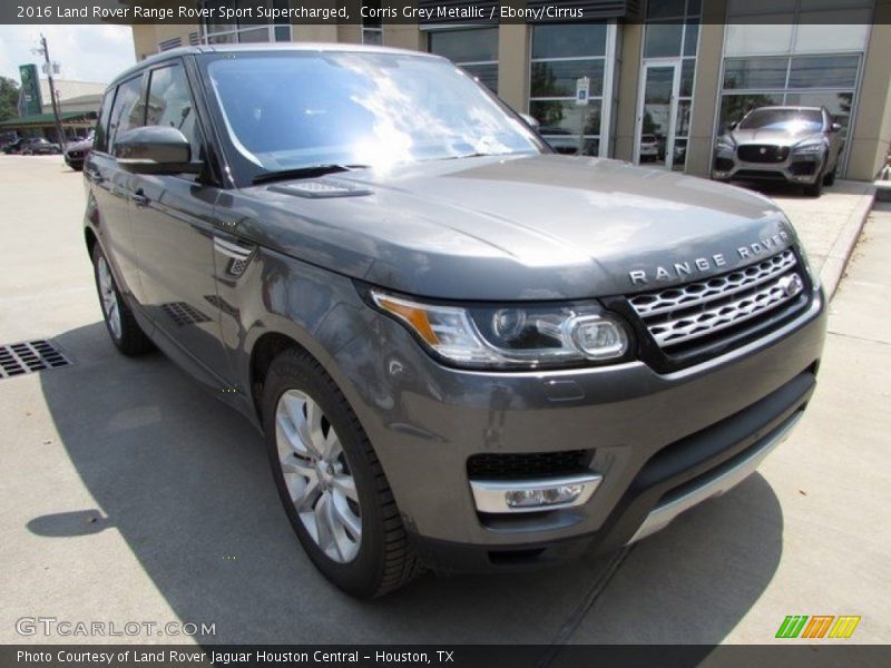 Corris Grey Metallic / Ebony/Cirrus 2016 Land Rover Range Rover Sport Supercharged
