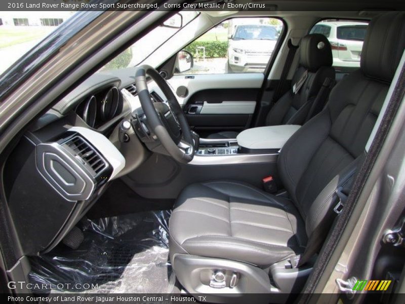Corris Grey Metallic / Ebony/Cirrus 2016 Land Rover Range Rover Sport Supercharged