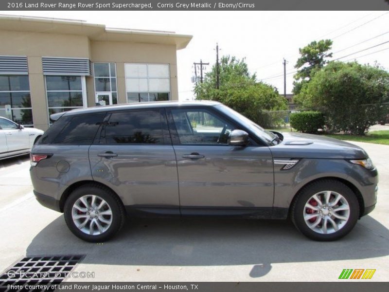 Corris Grey Metallic / Ebony/Cirrus 2016 Land Rover Range Rover Sport Supercharged