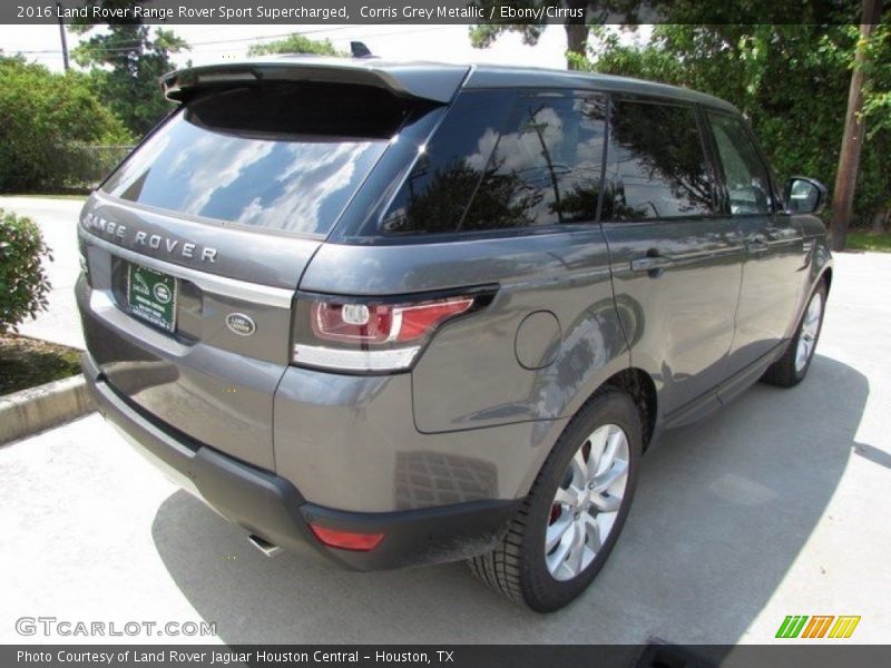 Corris Grey Metallic / Ebony/Cirrus 2016 Land Rover Range Rover Sport Supercharged