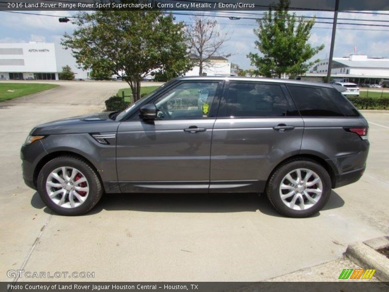 Corris Grey Metallic / Ebony/Cirrus 2016 Land Rover Range Rover Sport Supercharged