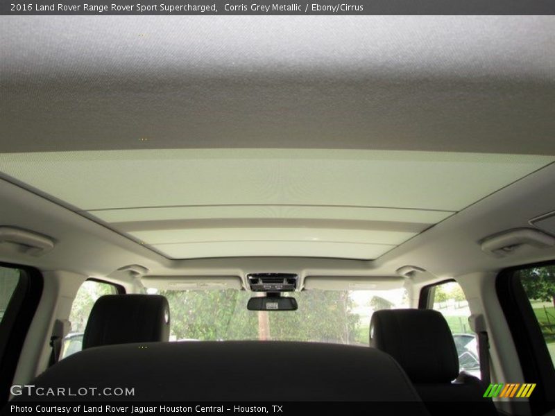 Corris Grey Metallic / Ebony/Cirrus 2016 Land Rover Range Rover Sport Supercharged