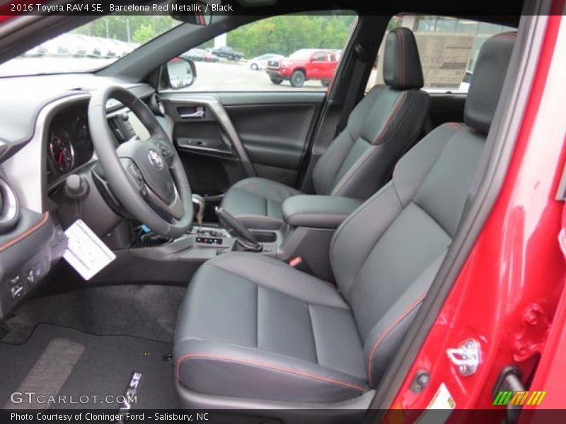  2016 RAV4 SE Black Interior