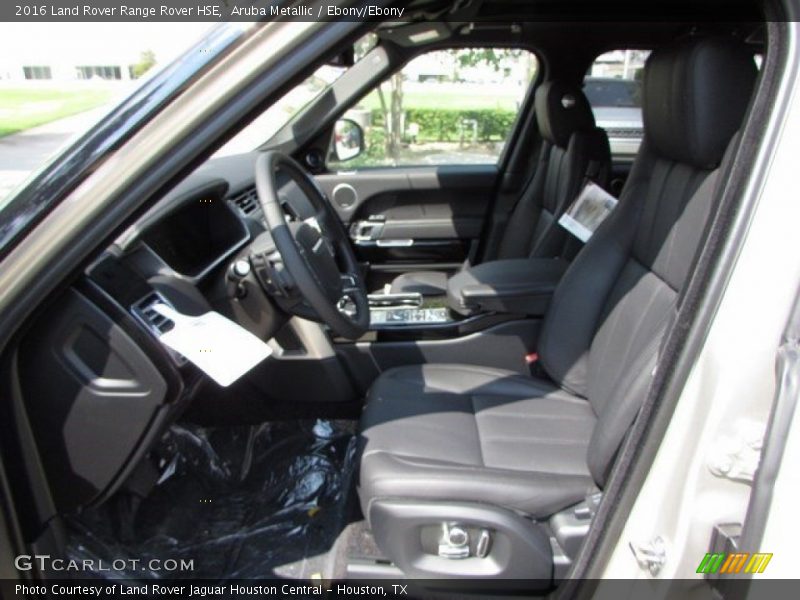 Aruba Metallic / Ebony/Ebony 2016 Land Rover Range Rover HSE