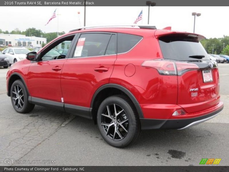 Barcelona Red Metallic / Black 2016 Toyota RAV4 SE