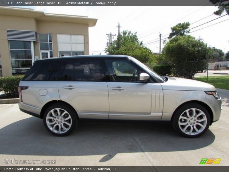 Aruba Metallic / Ebony/Ebony 2016 Land Rover Range Rover HSE