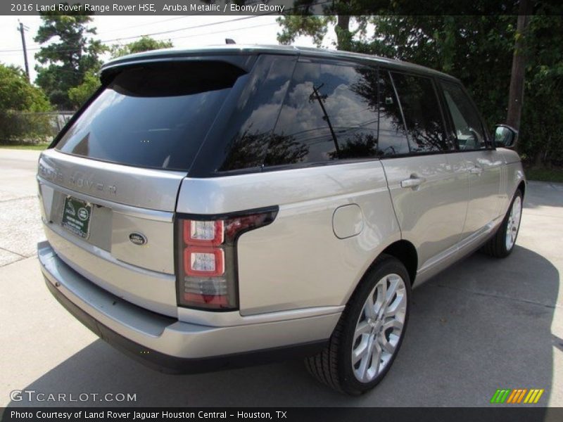Aruba Metallic / Ebony/Ebony 2016 Land Rover Range Rover HSE