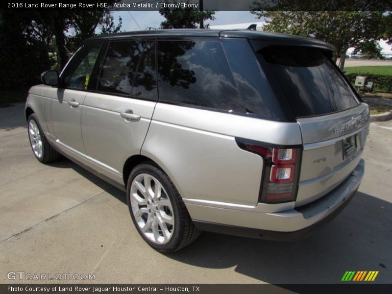Aruba Metallic / Ebony/Ebony 2016 Land Rover Range Rover HSE