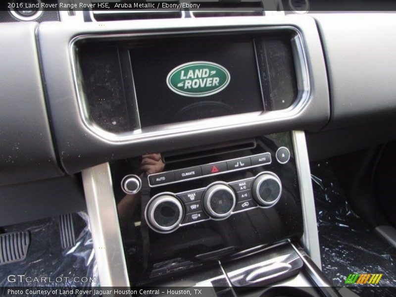 Aruba Metallic / Ebony/Ebony 2016 Land Rover Range Rover HSE