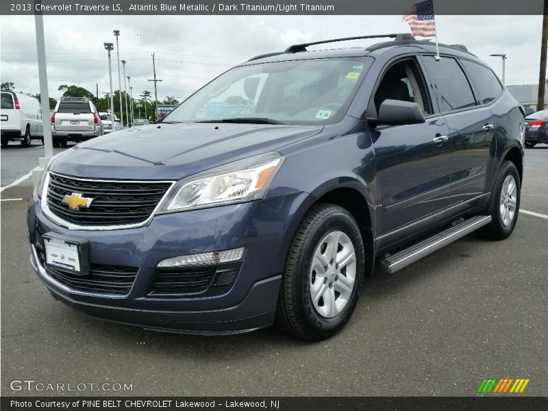Atlantis Blue Metallic / Dark Titanium/Light Titanium 2013 Chevrolet Traverse LS