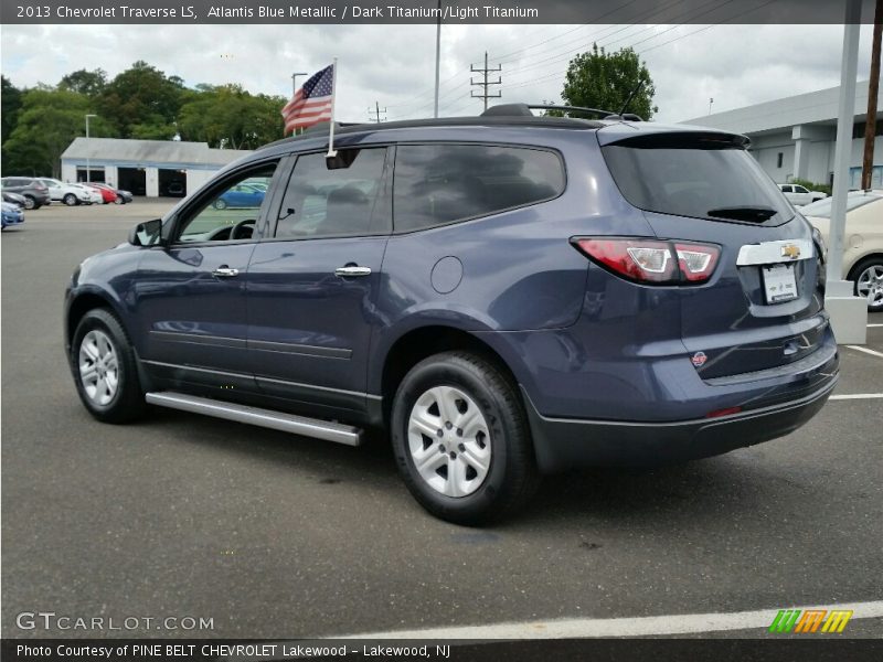 Atlantis Blue Metallic / Dark Titanium/Light Titanium 2013 Chevrolet Traverse LS