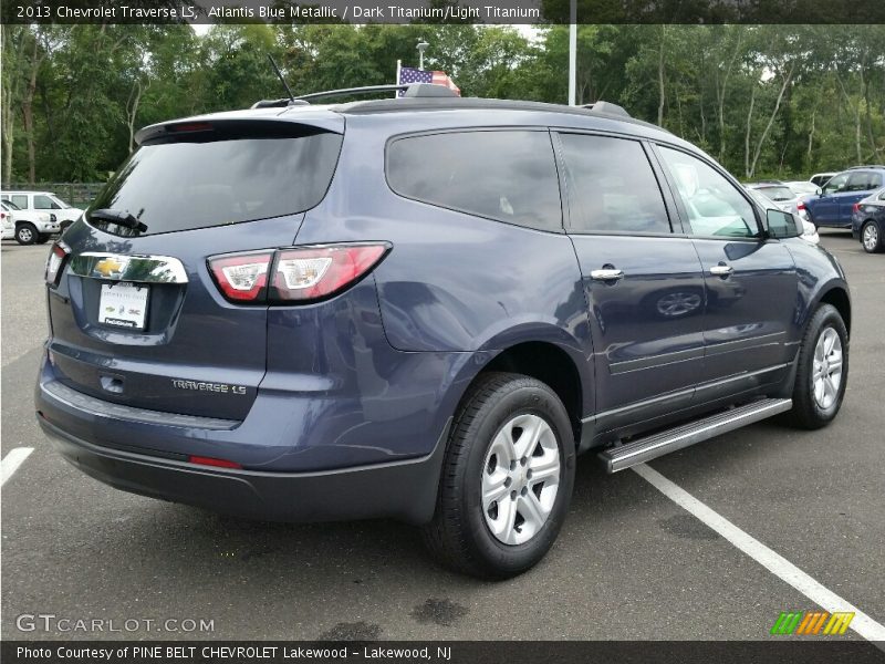Atlantis Blue Metallic / Dark Titanium/Light Titanium 2013 Chevrolet Traverse LS