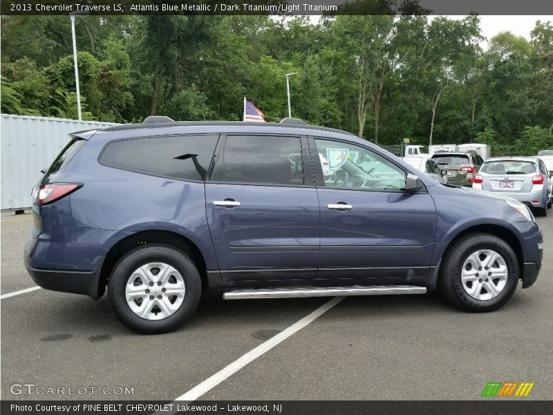 Atlantis Blue Metallic / Dark Titanium/Light Titanium 2013 Chevrolet Traverse LS
