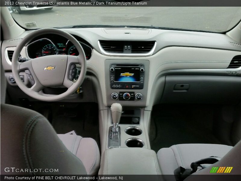 Atlantis Blue Metallic / Dark Titanium/Light Titanium 2013 Chevrolet Traverse LS