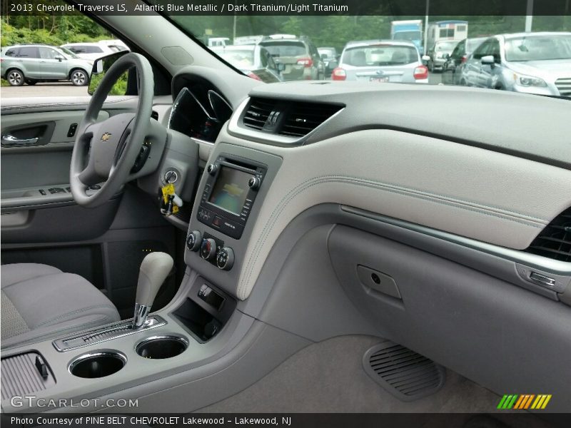 Atlantis Blue Metallic / Dark Titanium/Light Titanium 2013 Chevrolet Traverse LS