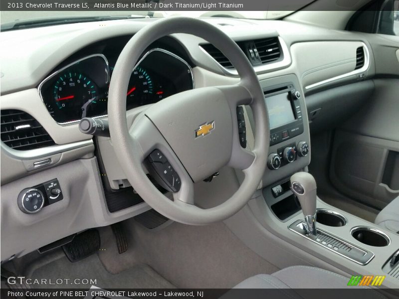 Atlantis Blue Metallic / Dark Titanium/Light Titanium 2013 Chevrolet Traverse LS
