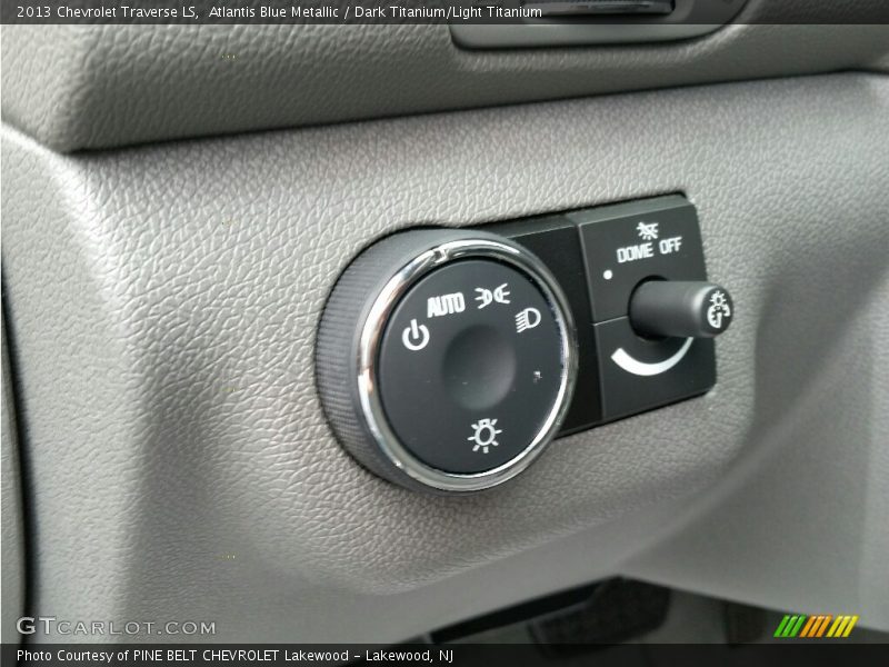 Atlantis Blue Metallic / Dark Titanium/Light Titanium 2013 Chevrolet Traverse LS