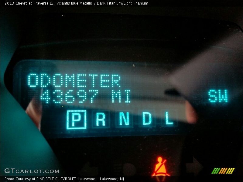 Atlantis Blue Metallic / Dark Titanium/Light Titanium 2013 Chevrolet Traverse LS