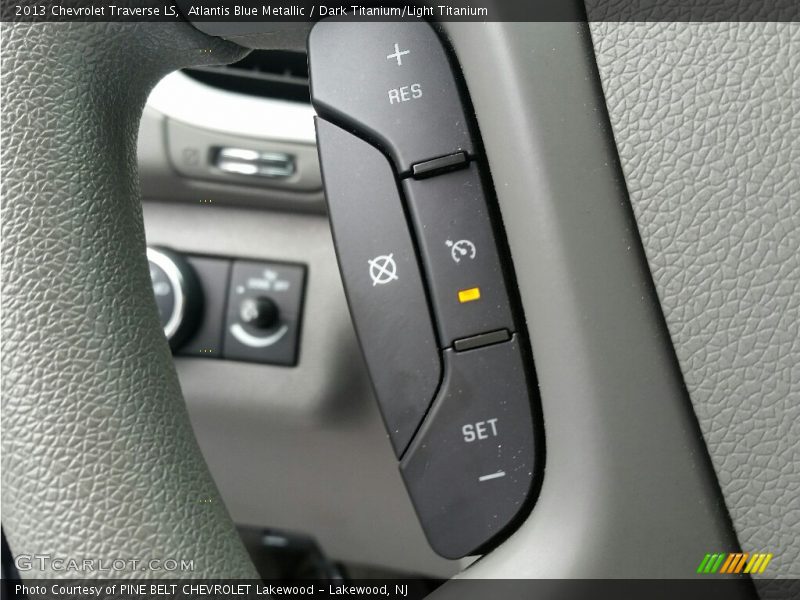 Atlantis Blue Metallic / Dark Titanium/Light Titanium 2013 Chevrolet Traverse LS
