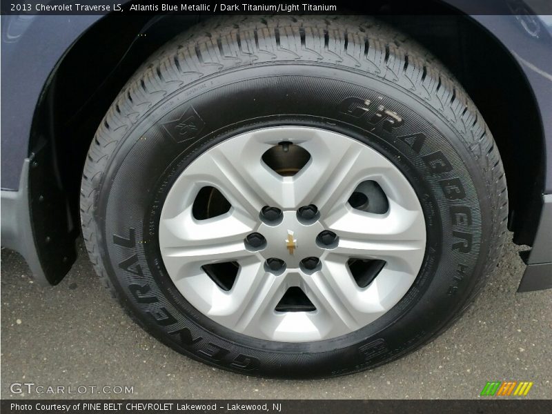 Atlantis Blue Metallic / Dark Titanium/Light Titanium 2013 Chevrolet Traverse LS