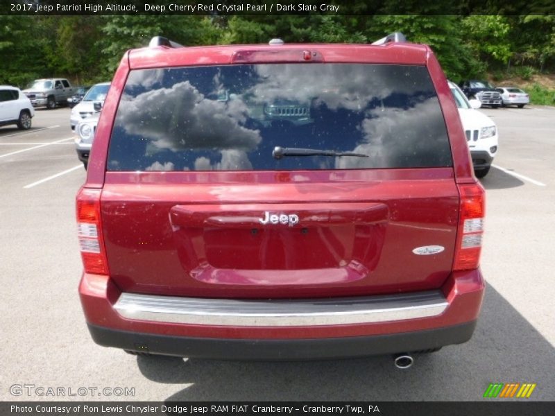 Deep Cherry Red Crystal Pearl / Dark Slate Gray 2017 Jeep Patriot High Altitude
