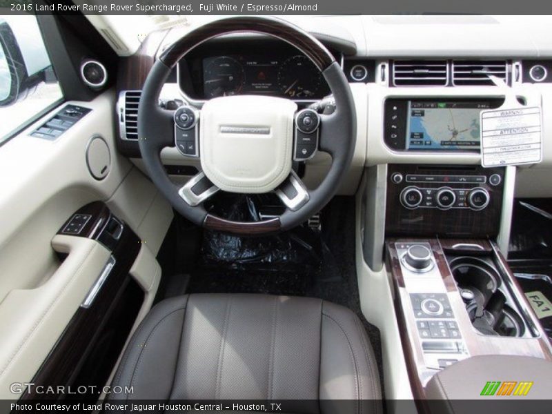 Fuji White / Espresso/Almond 2016 Land Rover Range Rover Supercharged