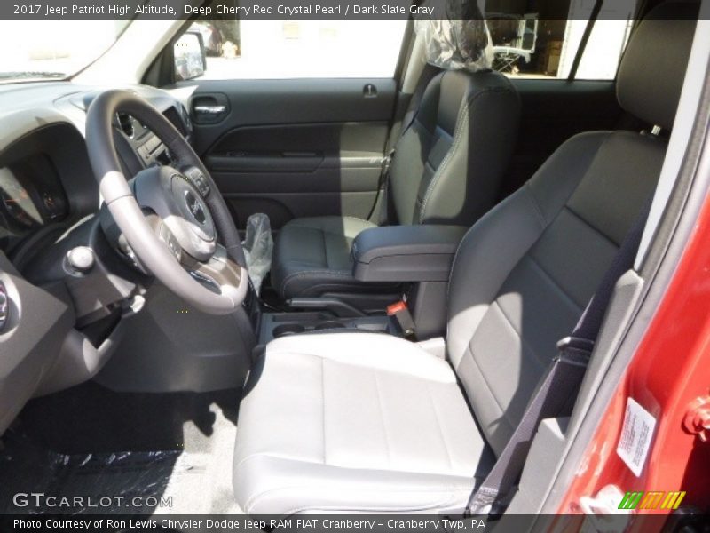Deep Cherry Red Crystal Pearl / Dark Slate Gray 2017 Jeep Patriot High Altitude
