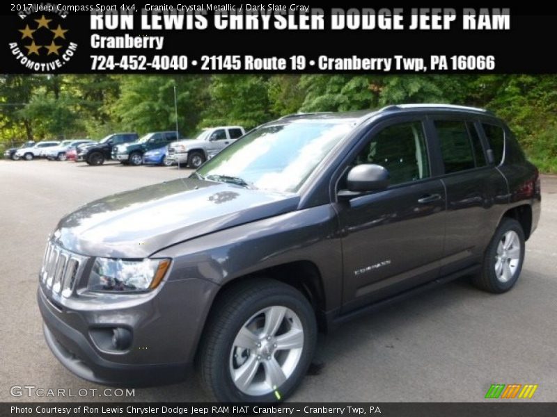 Granite Crystal Metallic / Dark Slate Gray 2017 Jeep Compass Sport 4x4