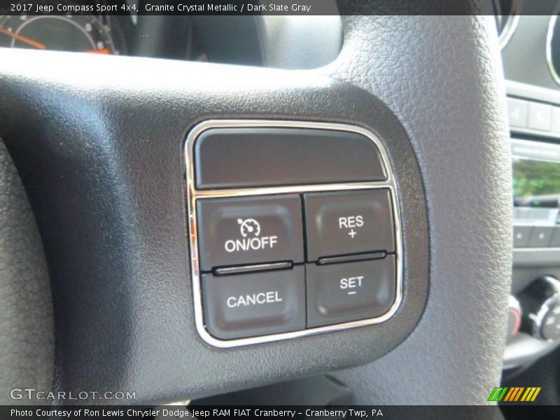 Controls of 2017 Compass Sport 4x4