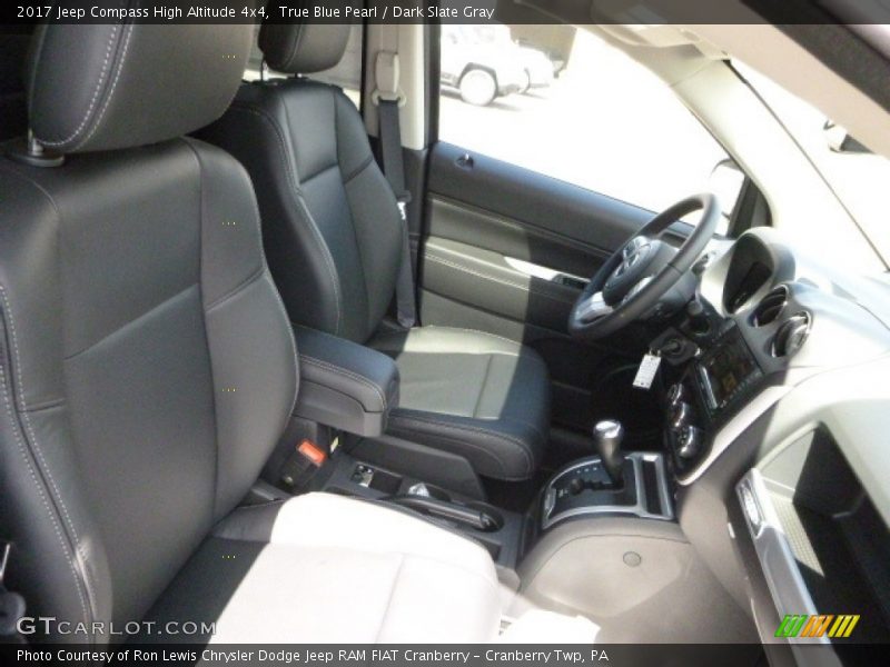 True Blue Pearl / Dark Slate Gray 2017 Jeep Compass High Altitude 4x4
