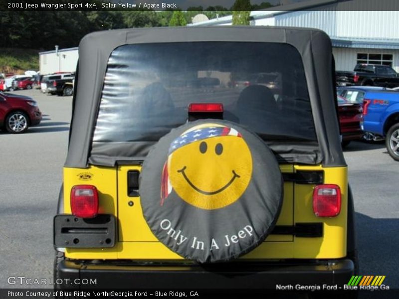 Solar Yellow / Agate Black 2001 Jeep Wrangler Sport 4x4