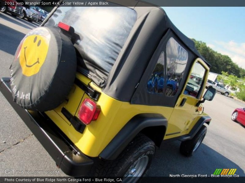 Solar Yellow / Agate Black 2001 Jeep Wrangler Sport 4x4