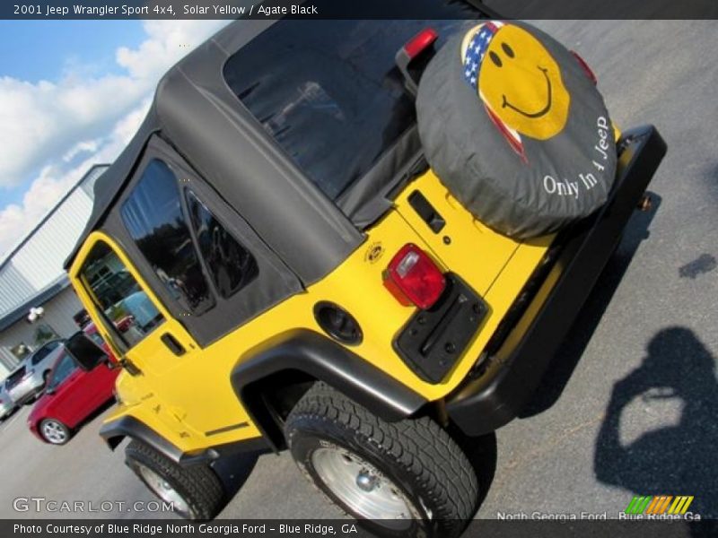 Solar Yellow / Agate Black 2001 Jeep Wrangler Sport 4x4